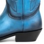 Cowboy boot 1920 Blue Vintage