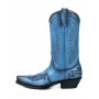 Cowboy boot 17 Blue Vintage