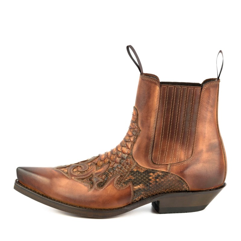 Mayura Boots ROCK 2500 Cognac Python | The House of the Boot