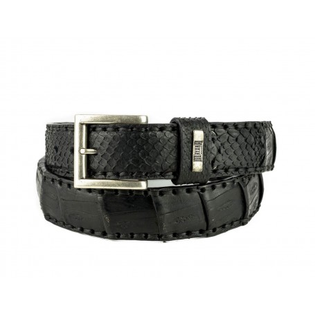 Cinturón Cocodrilo / Pyton Black
