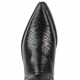 Mayura Boots 1920-FR Black Box Black Python