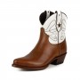 Mayura Boots 2374-STAR Pull Grass Castaño Napa Blanca