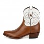 Mayura Boots 2374-STAR Pull Grass Castaño Napa Blanca