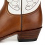Mayura Boots 2374-STAR Pull Grass Castaño Napa Blanca