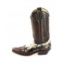 Mayura cowboy boots Model 1935-C in Milanelo Zamora - Natural Phyton